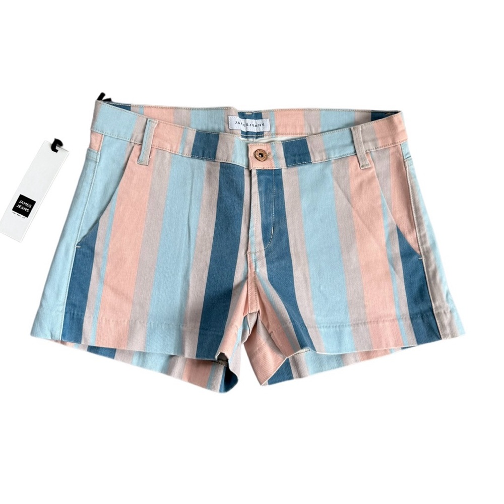 James Jeans Multicolor Coastal Striped Shorts Size 26